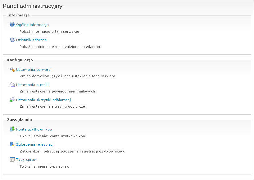 Panel administracyjny